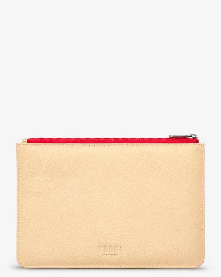 Jammie Dodger Biscuit Leather Brooklyn Pouch