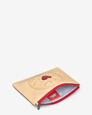 Jammie Dodger Biscuit Leather Brooklyn Pouch